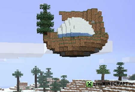 Мод Летающие острова 1.3.2 (FloatingRuins) для Minecraft