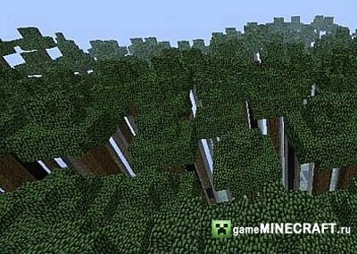 BigTreebiome -Биом большие деревья [1.3.2] для Minecraft