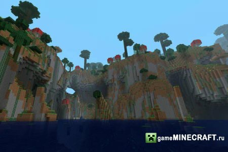 Грибные леса (Mushroom Forest )- новый биом для Майнкрафт 1.3.2 для Minecraft