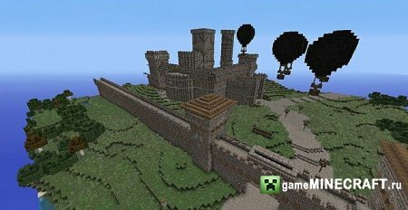 Скачать карту - Замок Камелот (Kaamelott Castle) для Майнкрафт