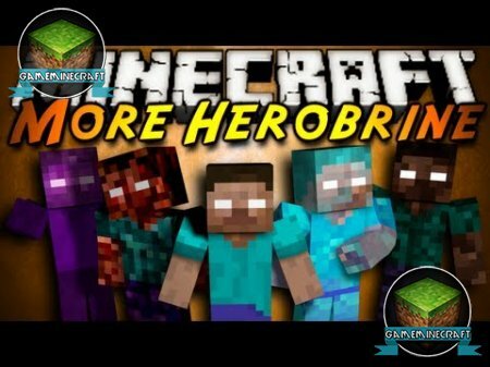 [1.7.4] More Herobrines Mod для Minecraft
