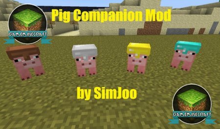 Скачать мод Pig Companion mod для Майнкрафт 1.7.4