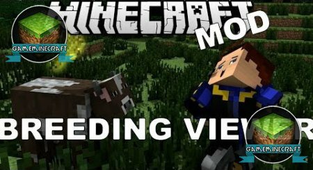 Скачать мод Breeding Viewer Mod для Майнкрафт 1.7.4
