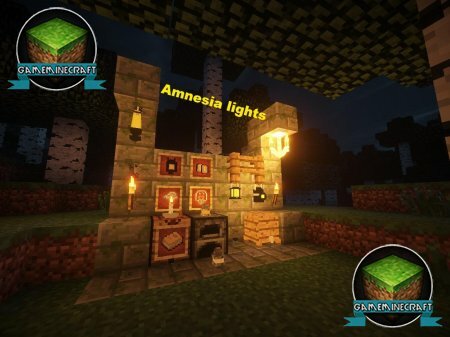 Amnesia Lights Mod для Майнкрафт 1.7.9