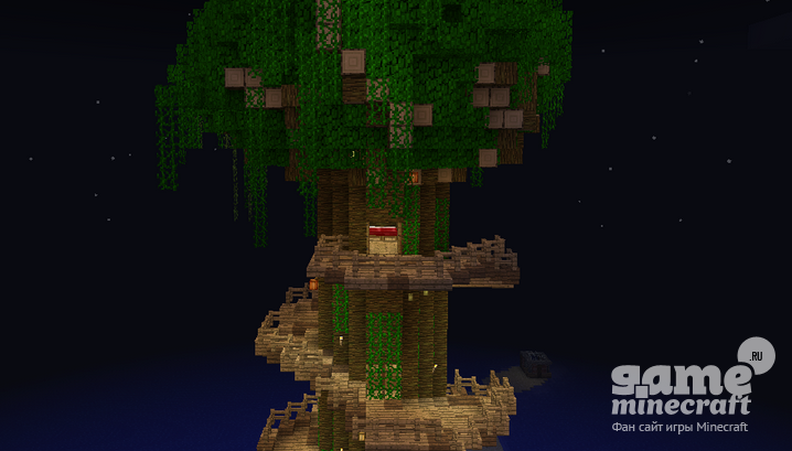 Дом-дерево [1.5.2] для Minecraft