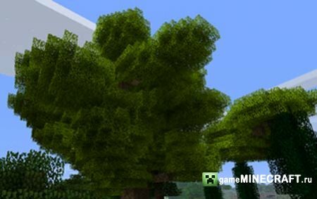 Скачать мод Деревья для Майнкрафт 1.2.4