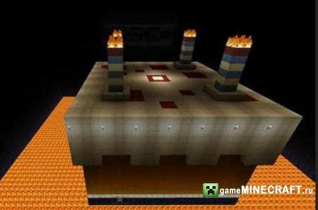 Скачать карту Карта на выживание Cake Defense для Minecraft для Майнкрафт