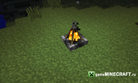 Скачать мод Походный костер (Campfire v2.4) для Майнкрафт 1.4.7