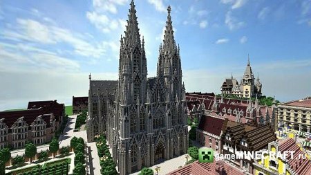 Скачать карту Кёльнский собор (Cologne Cathedral) для Майнкрафт