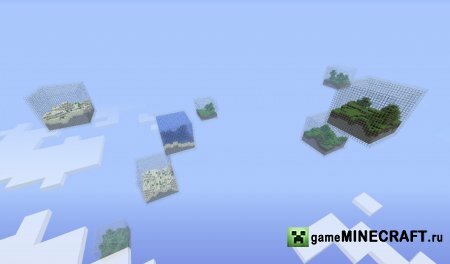 Cube World / Кубический мир для minecraft 1.6.2 для Minecraft