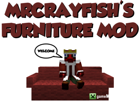 Скачать мод Мебели (MrCrayfish's Furniture Mod) для Майнкрафт 1.6.4