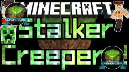 Скачать мод Stalker Creepers mod для Майнкрафт 1.7.4