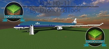 [1.7.4] MD-11 KLM Airlines для Minecraft