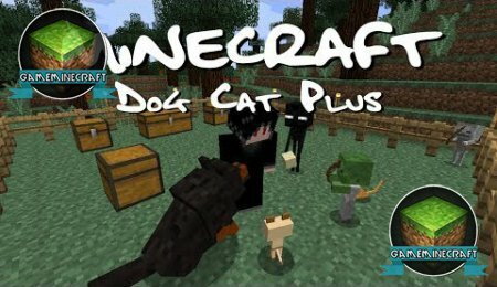 Скачать мод Dog Cat Plus mod для Майнкрафт 1.7.9