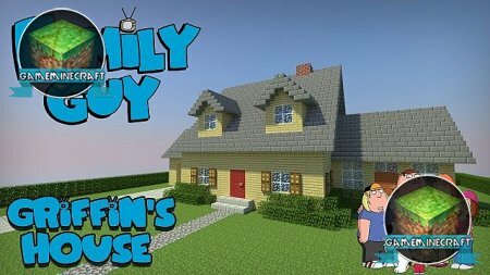 Скачать карту Family Guy: Griffin's House для Майнкрафт 1.7.9