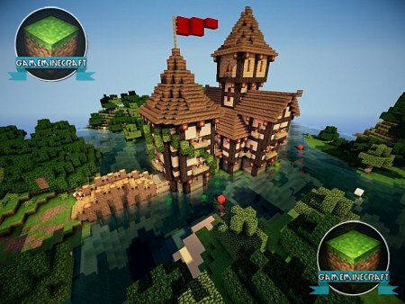 Mediaval Letharia House [1.7.9] для Minecraft