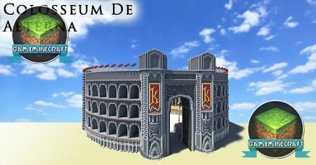 Скачать карту Colosseum De Aeterna Map для Майнкрафт 1.7.9