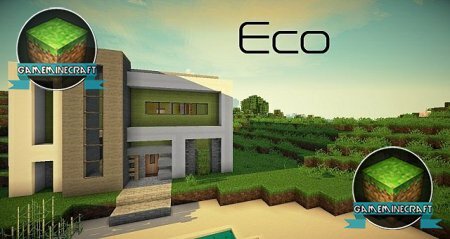 Скачать карту Eco - A Modern Build для Майнкрафт 1.7.9