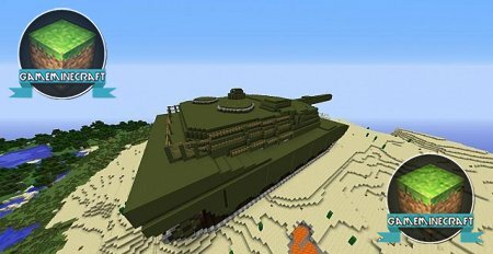 Карта M1A2 Abrams Tank для майнкрафт 1.7.9