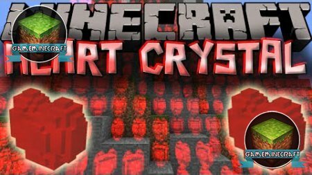 Скачать мод Heart Crystals для Майнкрафт 1.8