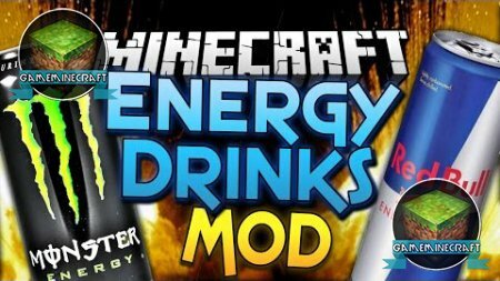 Скачать мод Energy Drinks для Майнкрафт 1.8