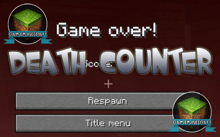 Скачать мод Death Counter для Майнкрафт 1.8