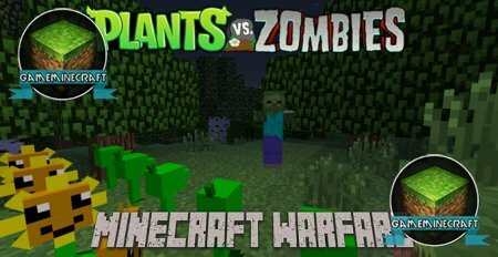 Скачать мод Plants Vs Zombies для Майнкрафт 1.8