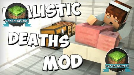 Realistic Deaths [1.8] для Minecraft