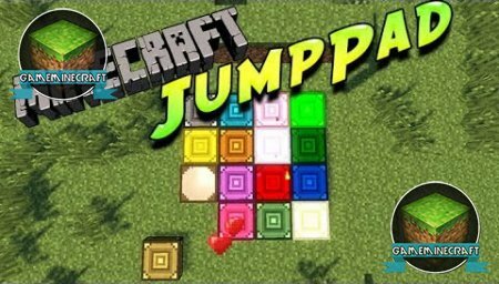 Скачать мод JumpPad++ для Майнкрафт 1.8