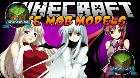 Скачать мод Cute Mob Models для Майнкрафт 1.8
