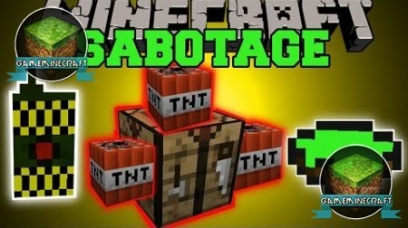Скачать мод The Sabotage для Майнкрафт 1.8.1