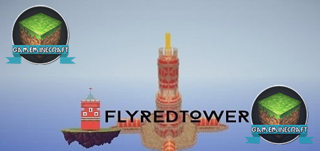 Fly Red Tower [1.8.1] для Minecraft