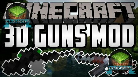 Stefinus 3D Guns [1.8.1] для Minecraft