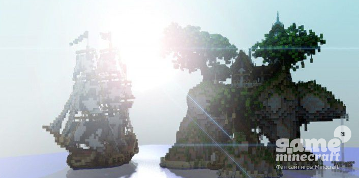 Остров с кораблем [1.7.10] для Minecraft