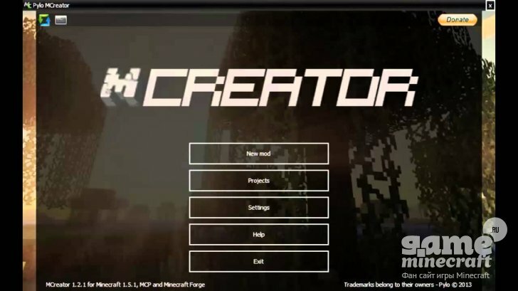 Скачать мод MCreator - создай свой мод для Майнкрафт 1.5.2