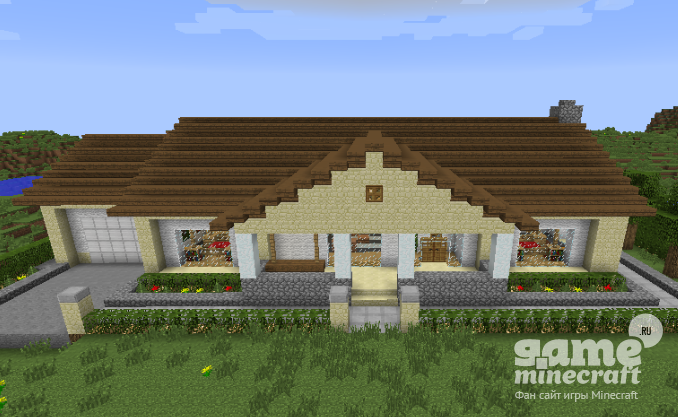 Загородный домик [1.11] для Minecraft