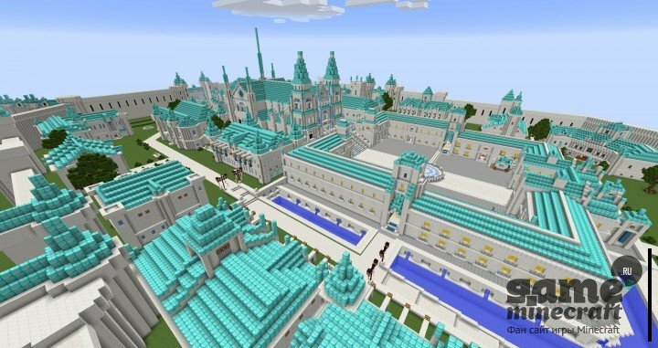 Алмазный городок [1.4.7] для Minecraft