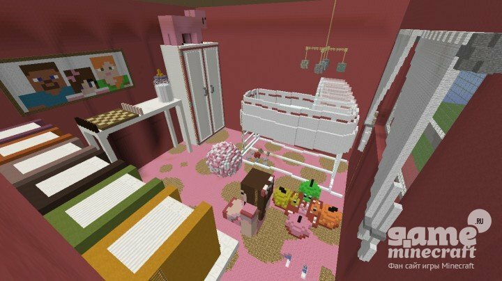 Комната девочки [1.7.10] для Minecraft