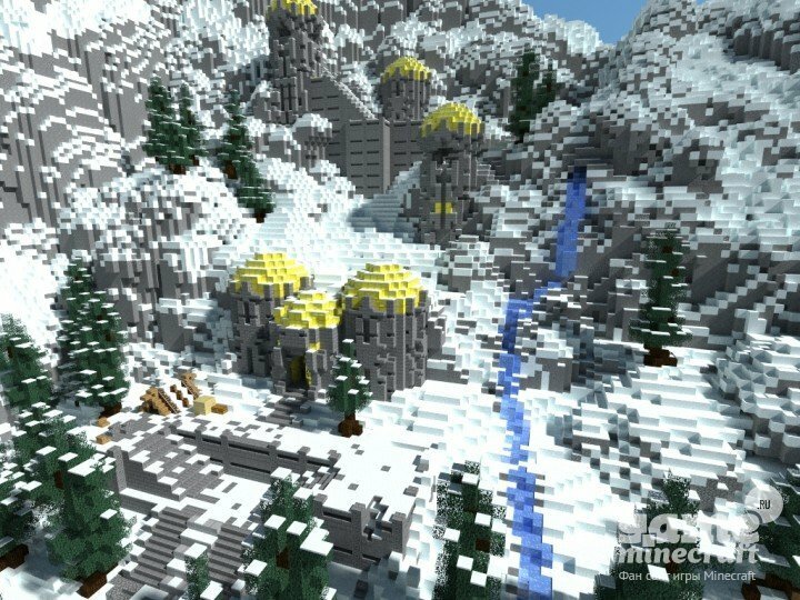Храм на горе [1.6.4] для Minecraft