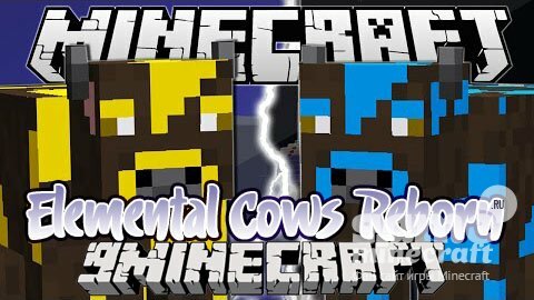 Новые виды коров [1.9.2] для Minecraft