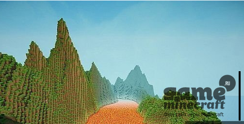Остров с горами [1.8.8] для Minecraft
