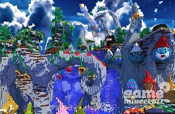Мир Смурфиков [1.8.8] для Minecraft