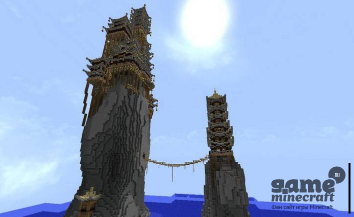 Пагода на горе [1.9] для Minecraft