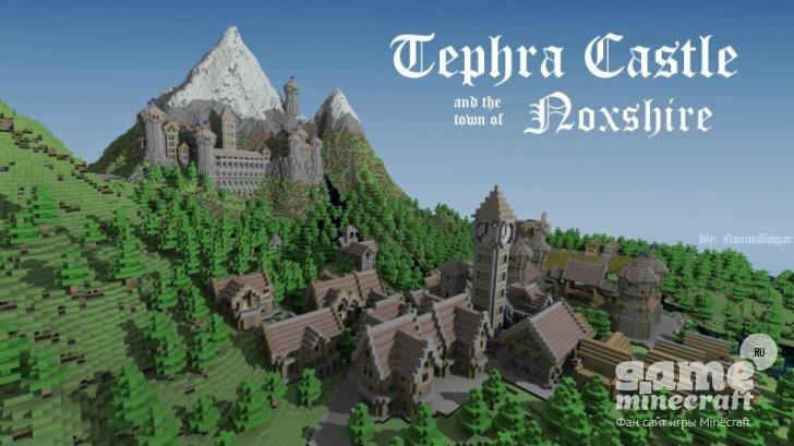 Замок и деревня [1.9] для Minecraft