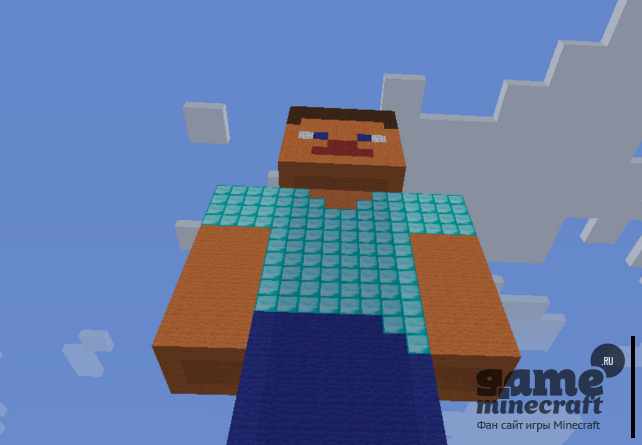 Стив статуя [1.10.2] для Minecraft
