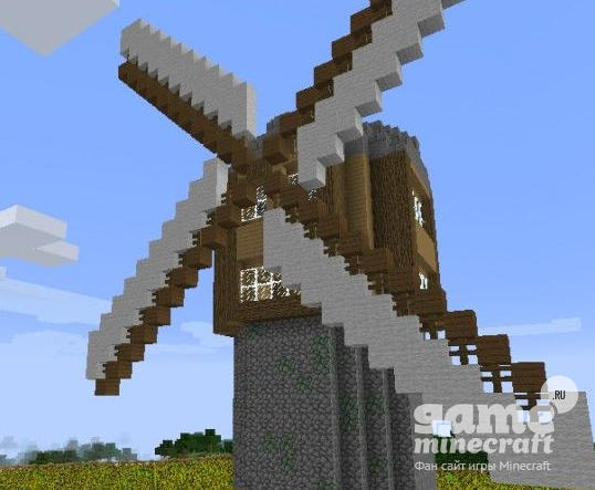 Каменная мельница [1.9] для Minecraft