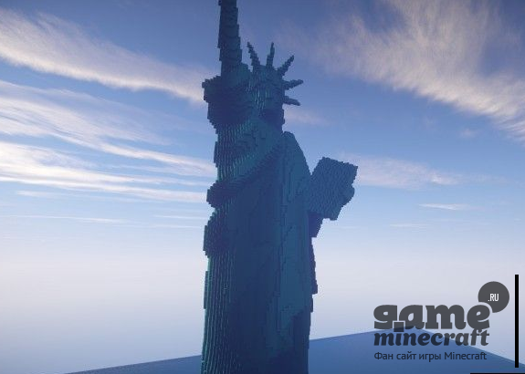 Статуя свободы США [1.9] для Minecraft