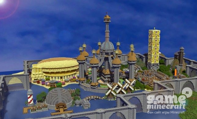 Скачать карту Город древних для Майнкрафт 1.9