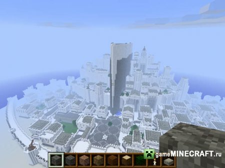 Скачать карту Большой город Minas Tirith для Майнкрафт