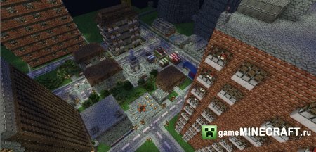 Скачать карту Карта Майнкрафт: Большой город v2.2 для Майнкрафт